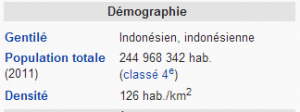 indonesie demographie